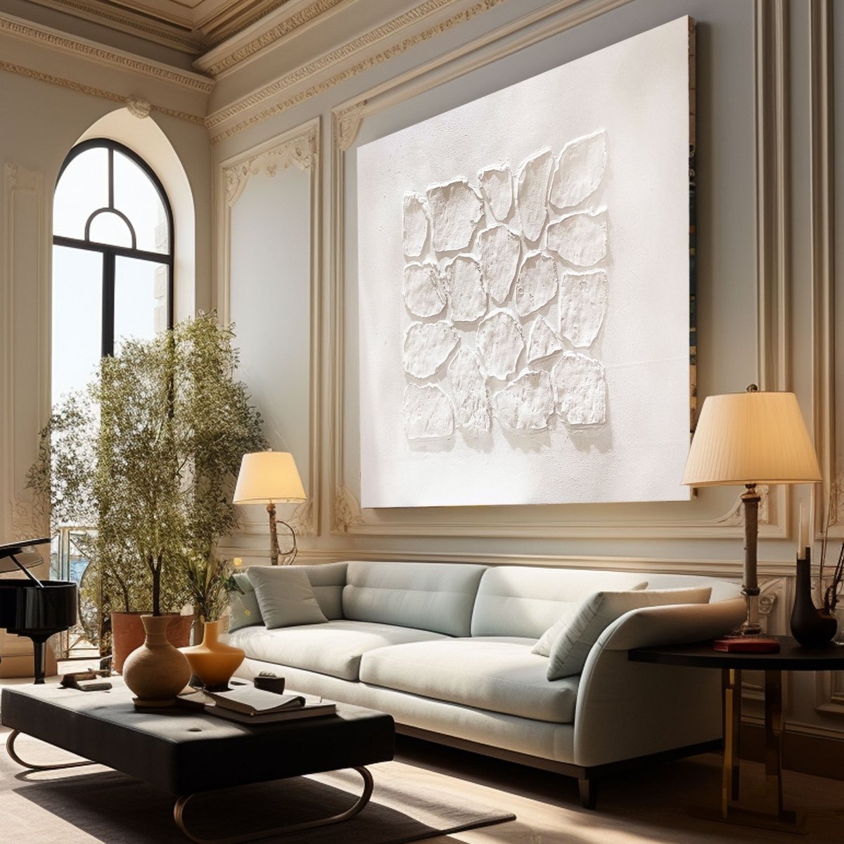 PLASTER ART Texture Painting HBV218 - royalbrushart