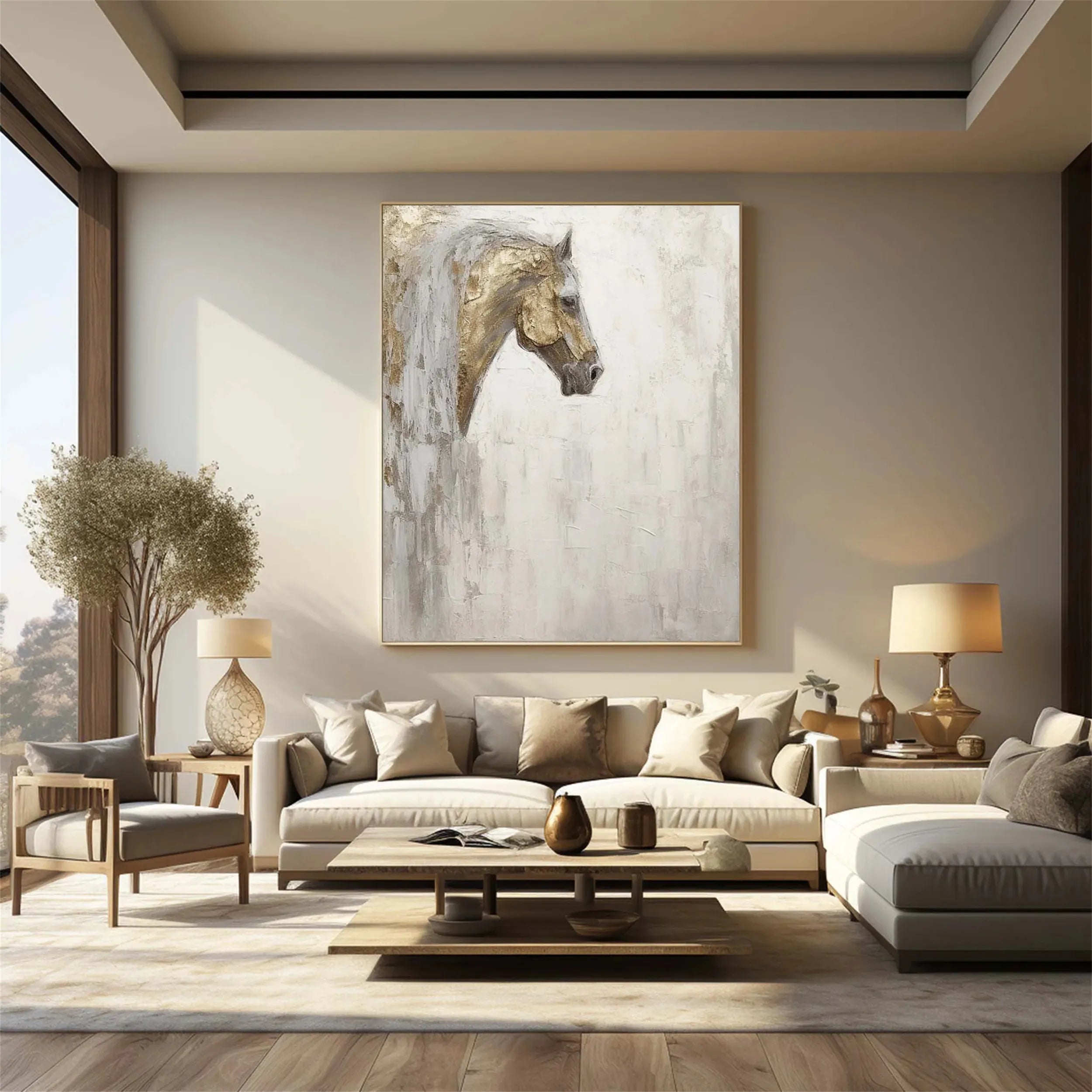 Contemporary Horse Art RAB004 - royalbrushart