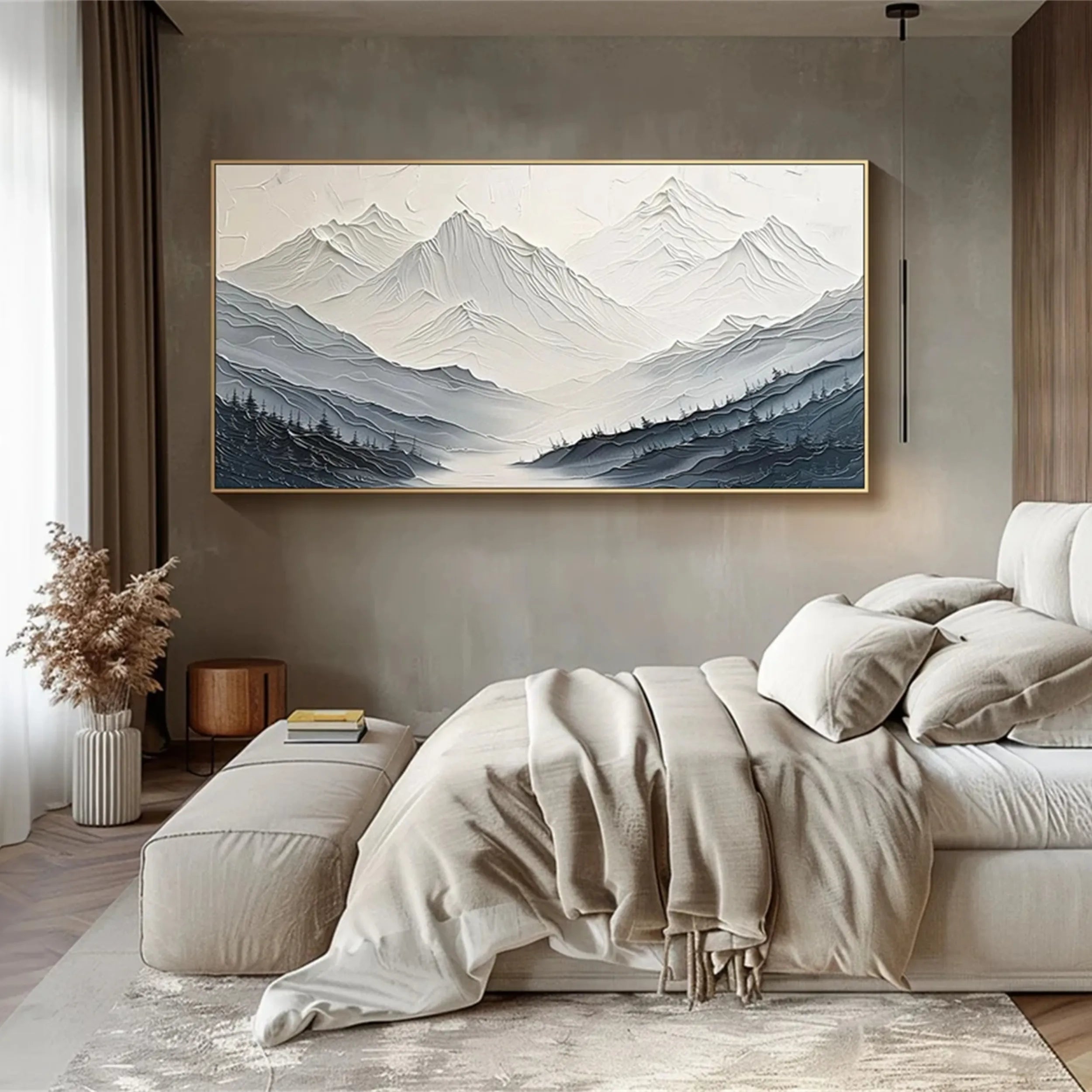 Plaster Art Texture Painting RAB007 - royalbrushart