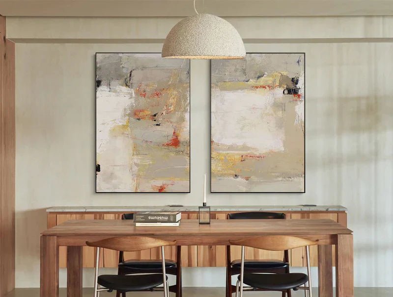 Abstract Painting Set Of 2 RAB713 - royalbrushart