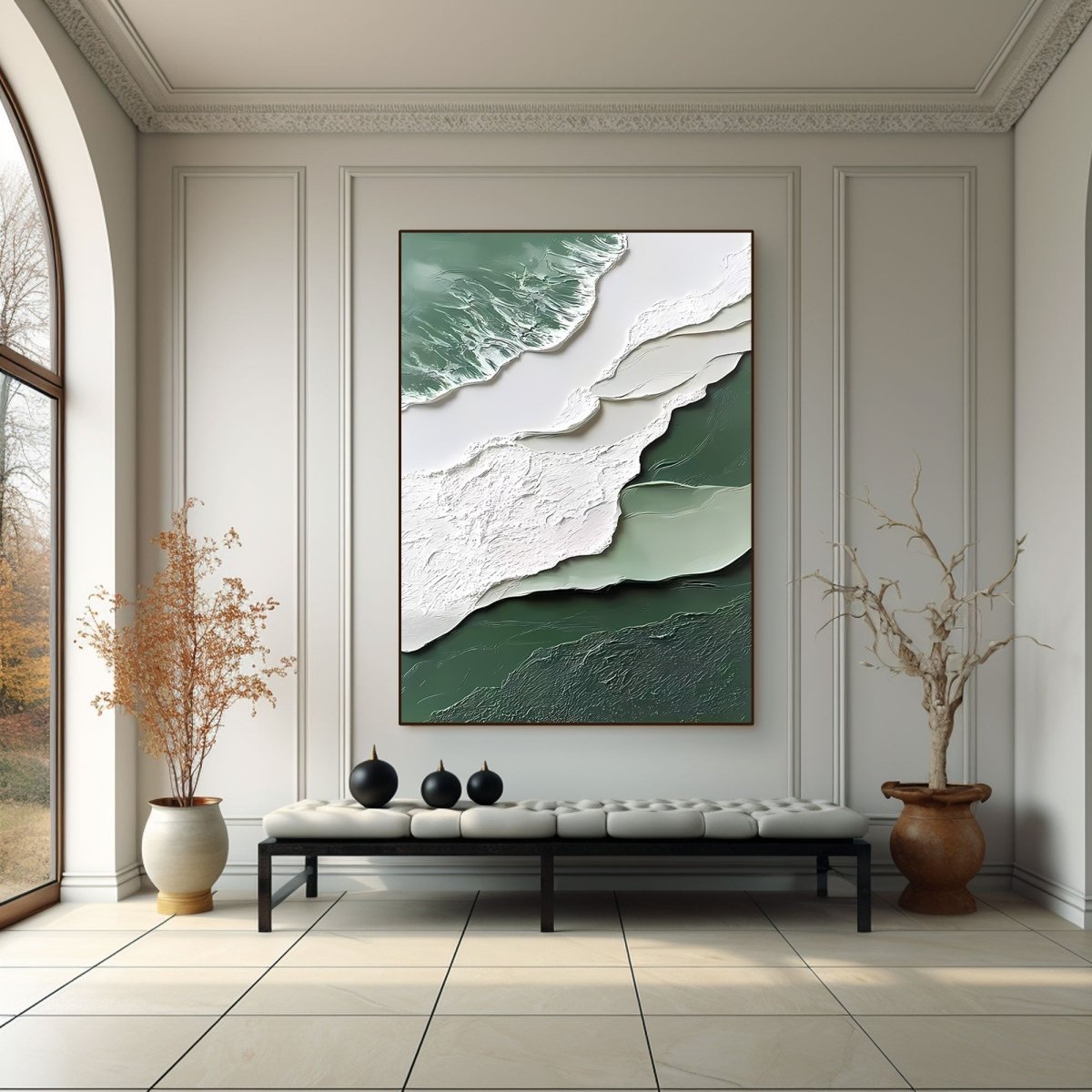 plaster art Texture Painting RAB307 - royalbrushart