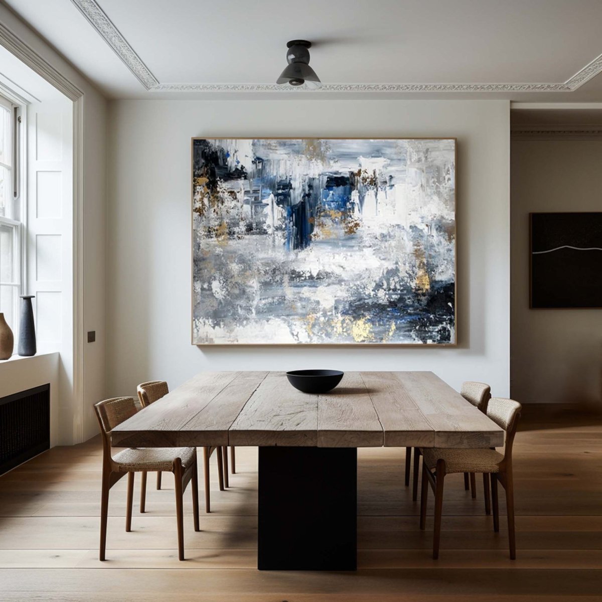 Scandinavian Minimalist Painting RAB085 - royalbrushart