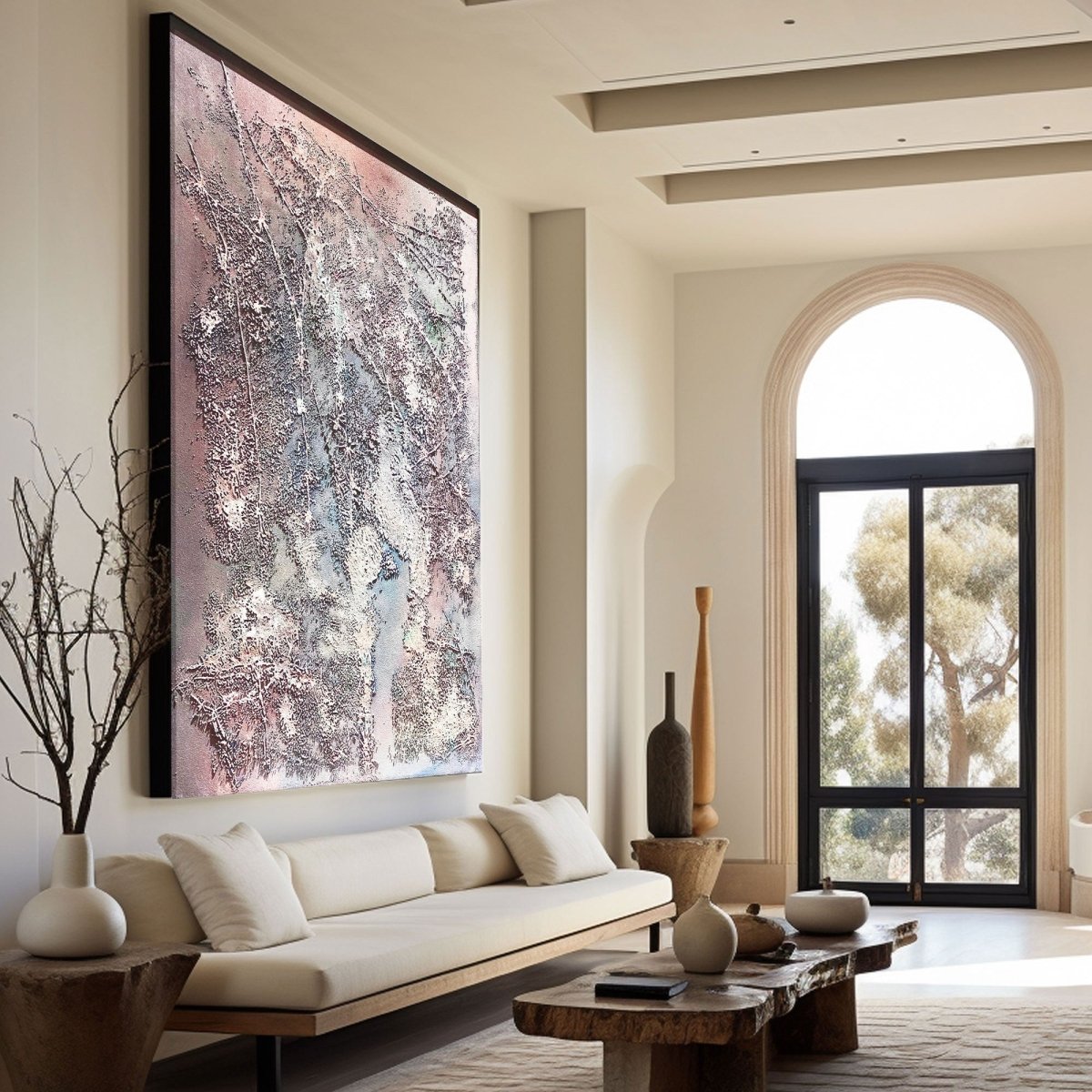 Plaster Art Texture Painting HBV305 - royalbrushart
