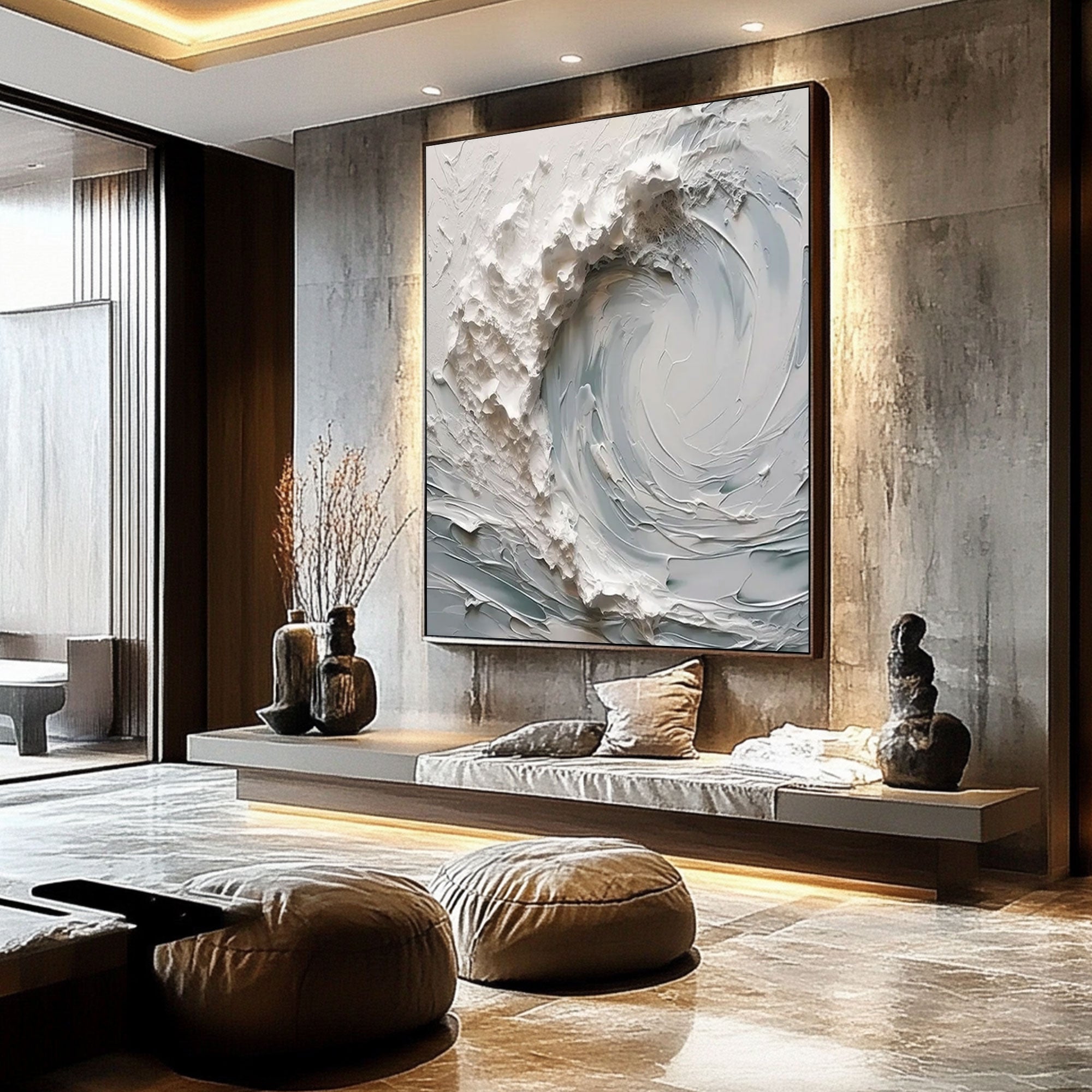 Plaster Art Texture Painting #RAB904