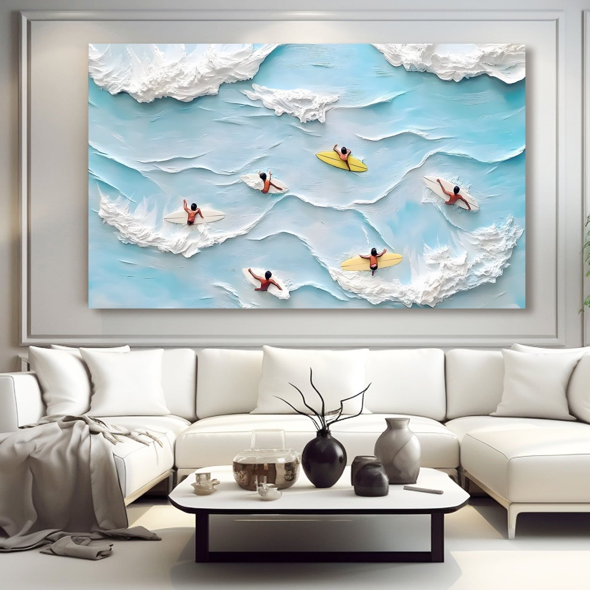 Textured Ocean Painting RAB594 - royalbrushart