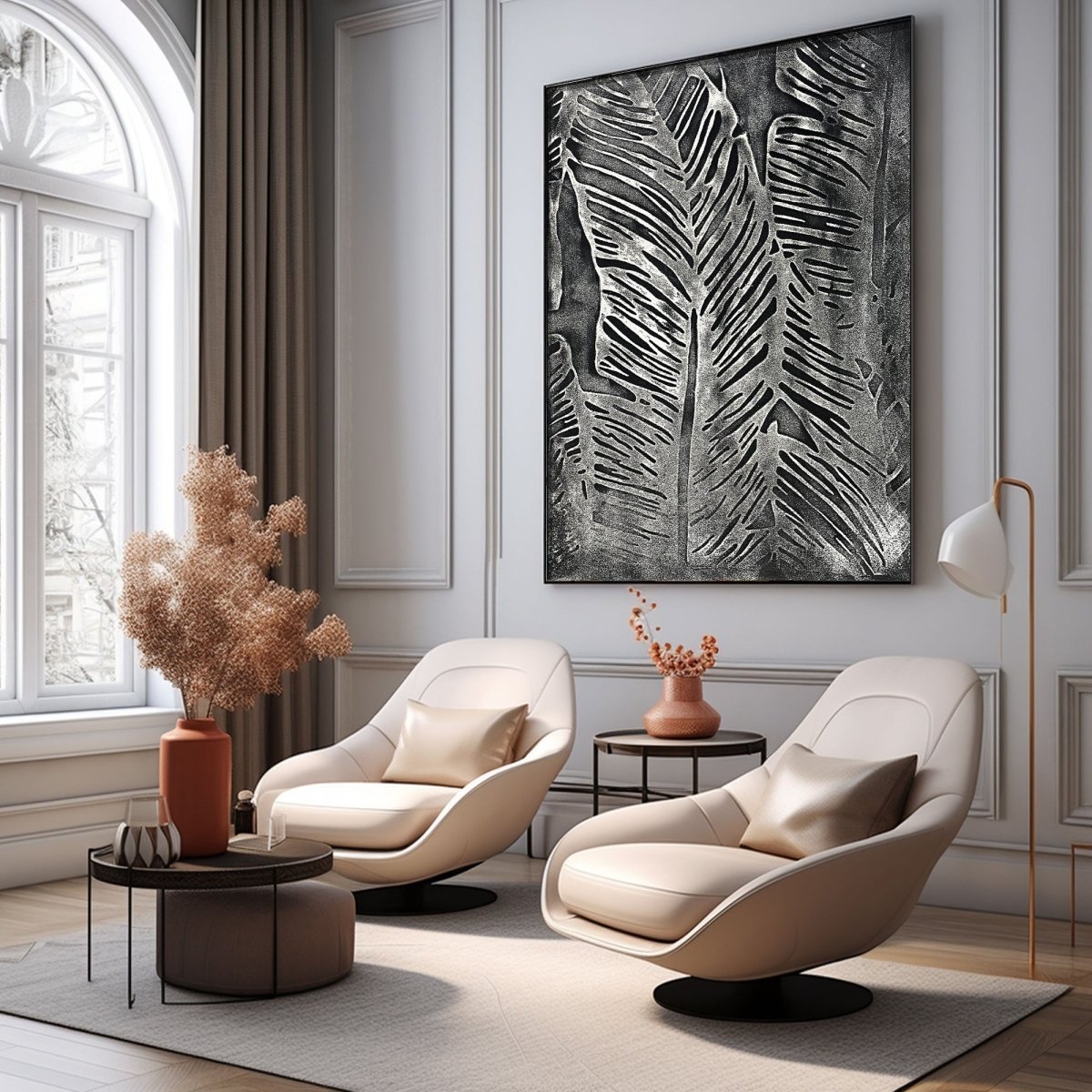 Plaster Art Texture Painting HBV311 - royalbrushart