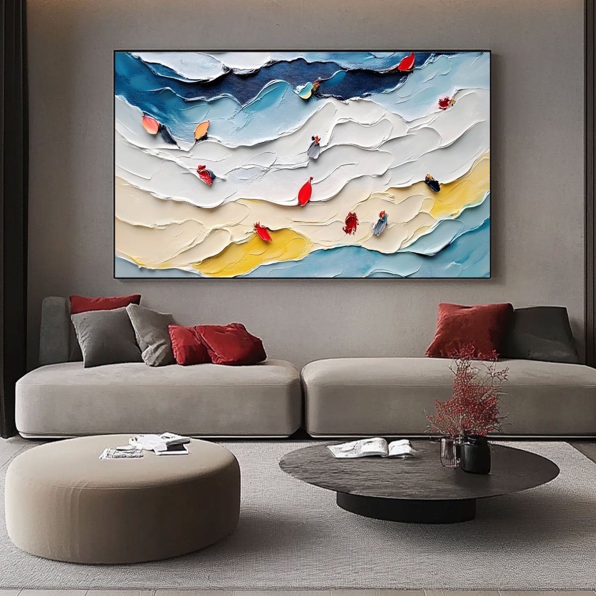 Plaster Art Texture Painting RAB685 - royalbrushart