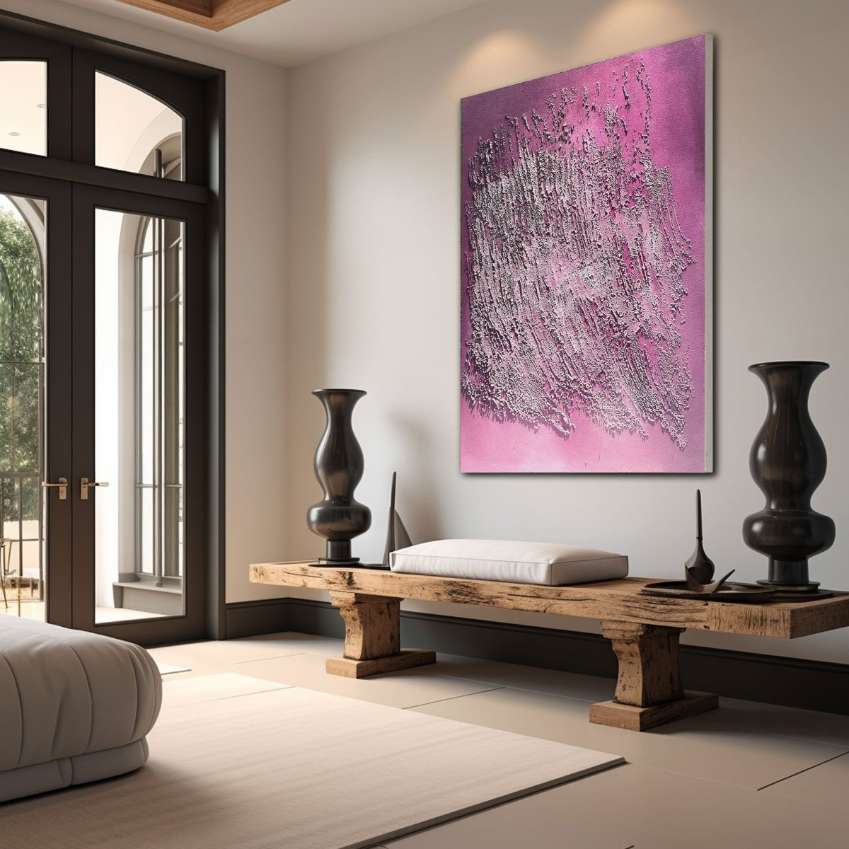 PLASTER ART TEXTURE PAINTING HBV137 - royalbrushart