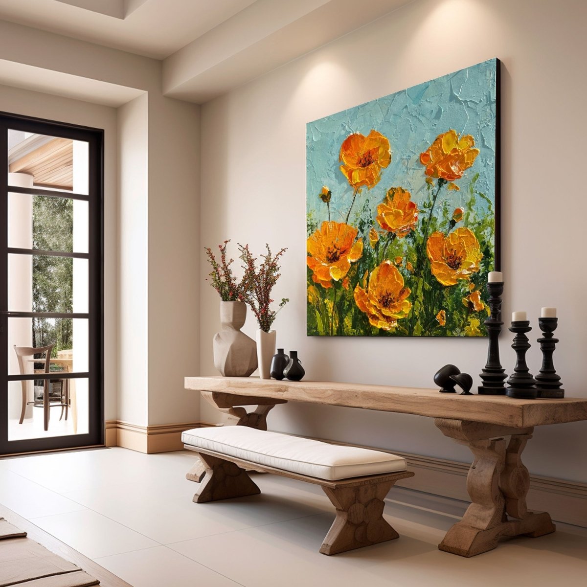 Plaster Art Texture Painting BV396 - royalbrushart