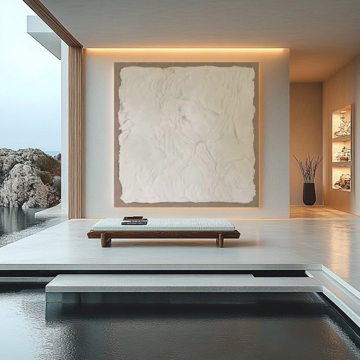 Contemporary Minimalist Art RAB377 - royalbrushart