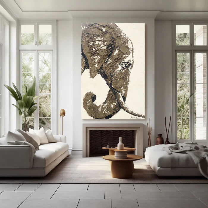 Plaster Art Texture Painting #LRAB474