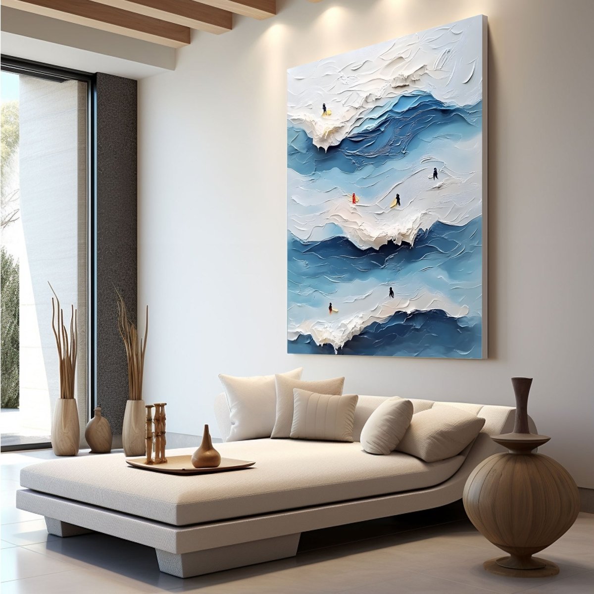 Plaster Art Texture Painting RAB664 - royalbrushart