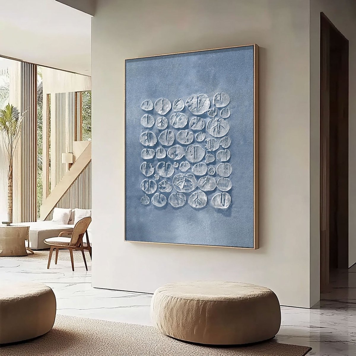 plaster art texture Painting Hbv239 - royalbrushart