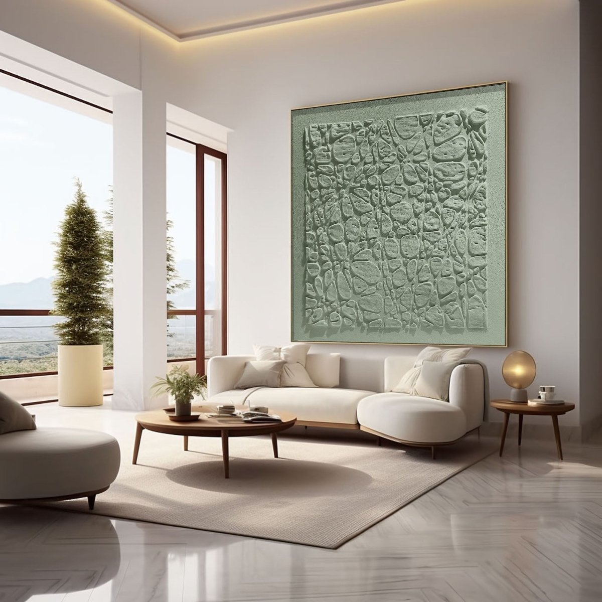 Plaster Art Texture Painting HBV207 - royalbrushart