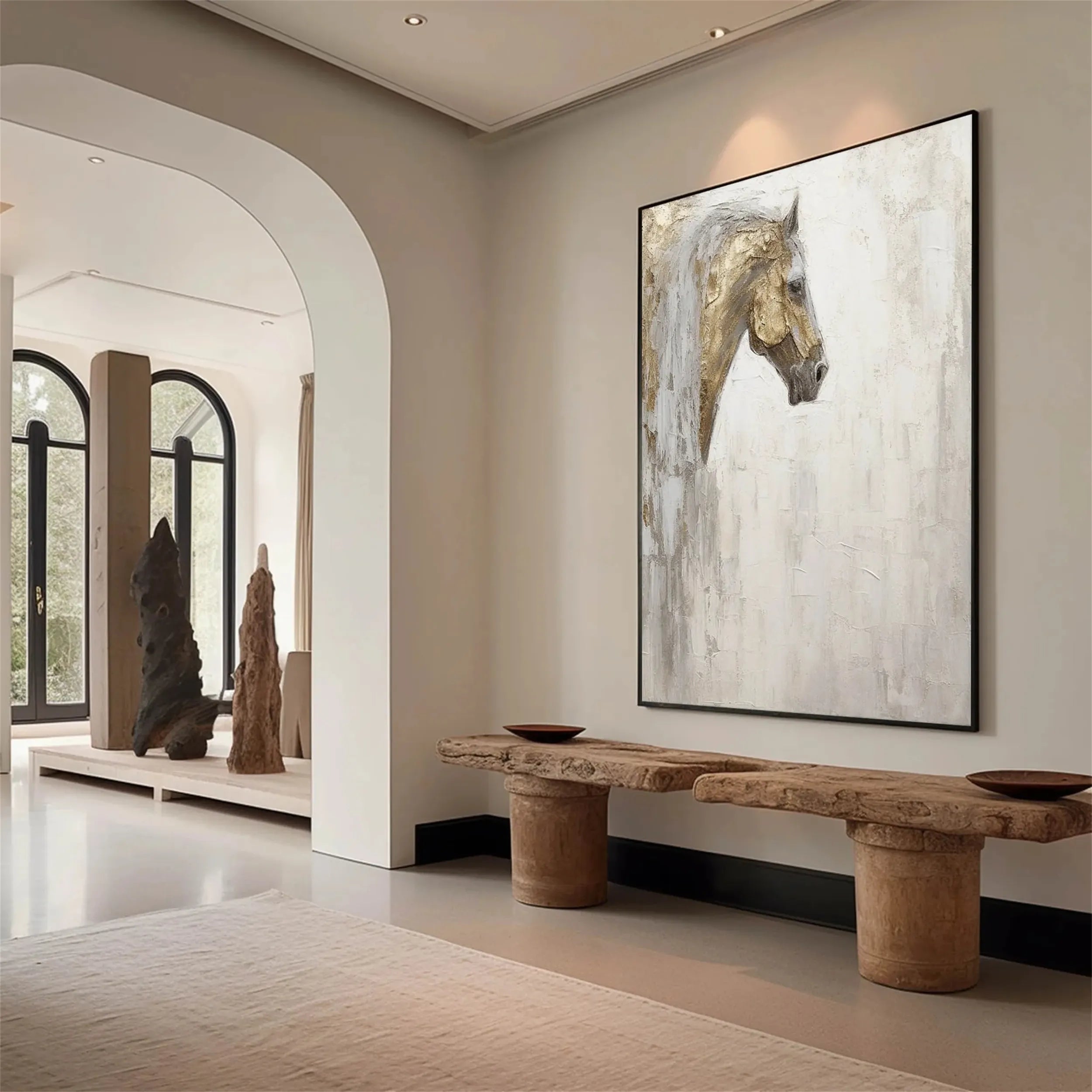Contemporary Horse Art RAB004 - royalbrushart