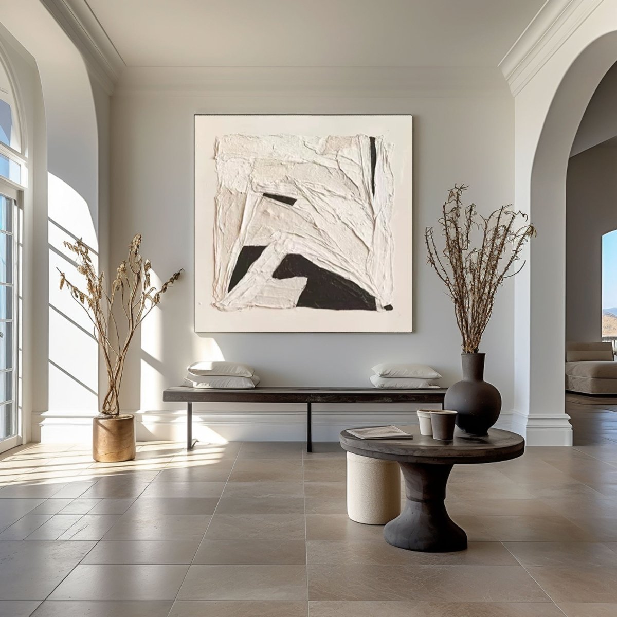 Contemporary Minimalist Art RAB376 - royalbrushart