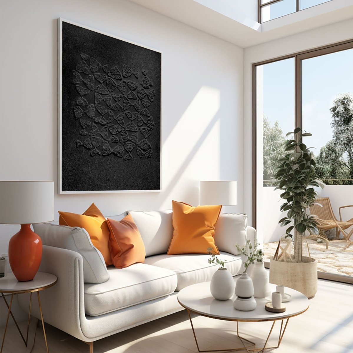 PLASTER ART ATEXTURE PAINTING HBV195 - royalbrushart