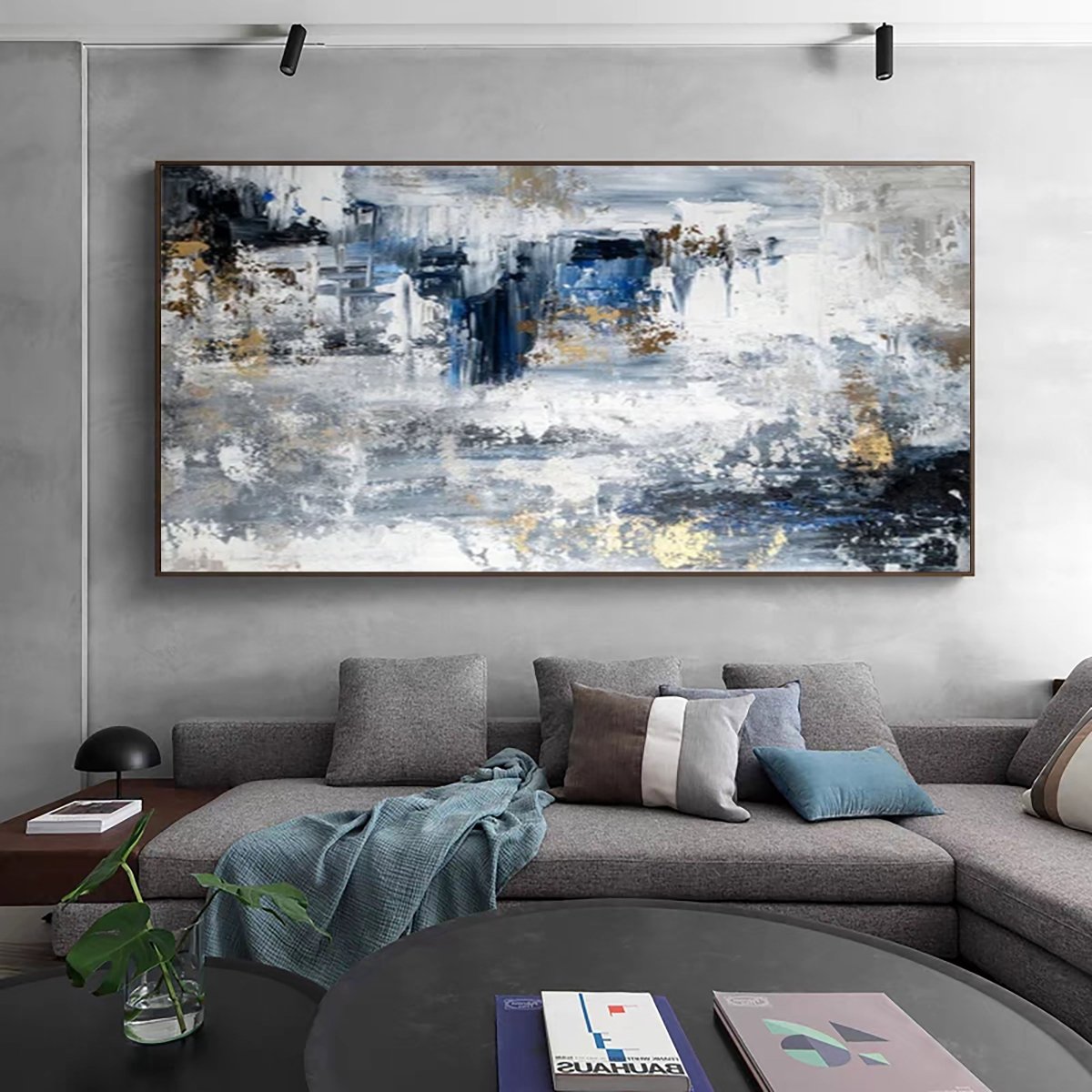Scandinavian Minimalist Painting RAB085 - royalbrushart