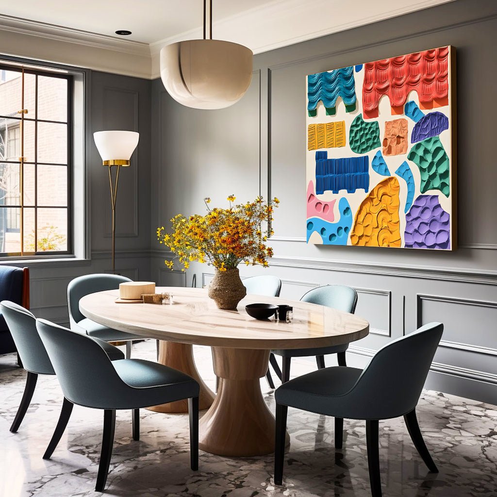 Colorful Wall Painting RAB570 - royalbrushart