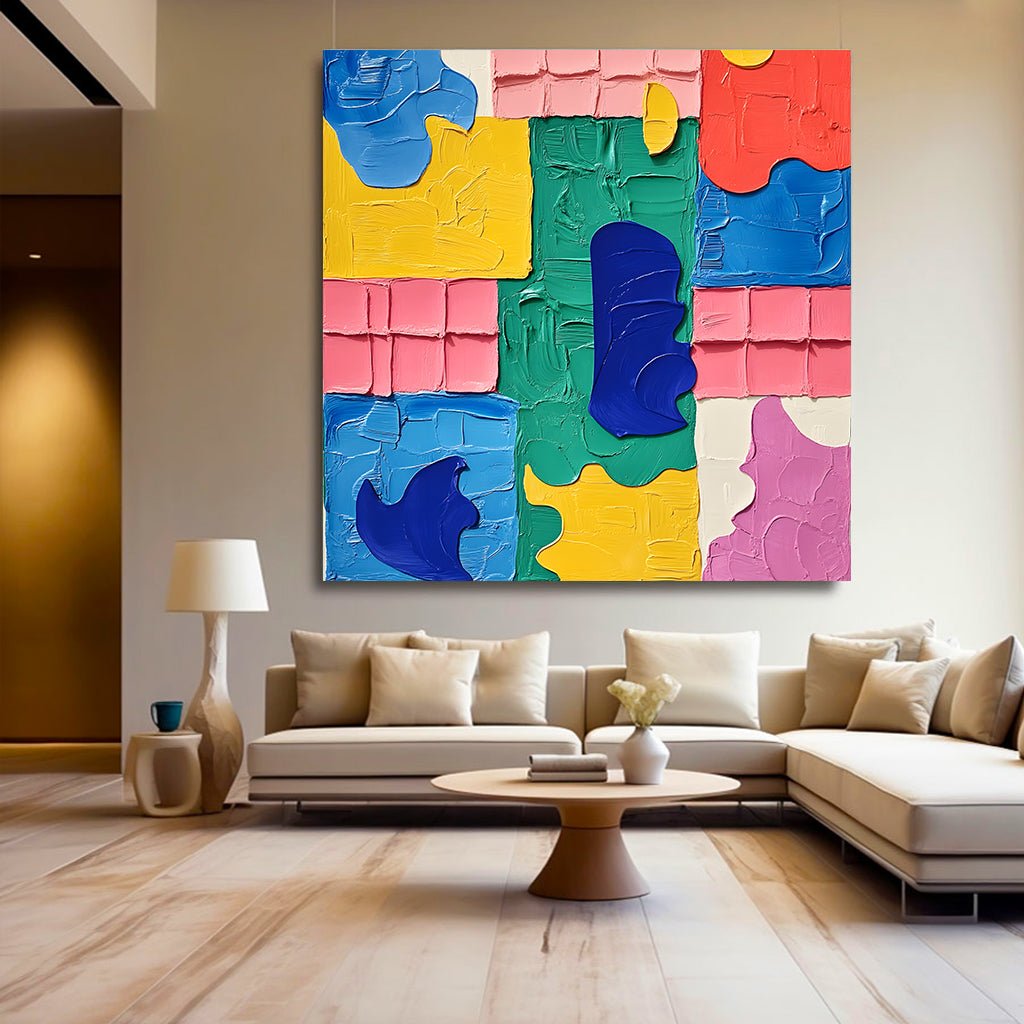 Colorful Wall Painting RAB567 - royalbrushart