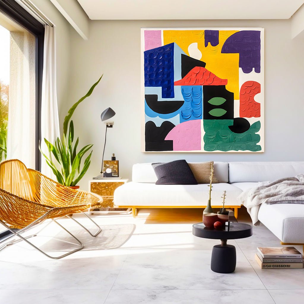 Abstract Wall Painting RAB568 - royalbrushart