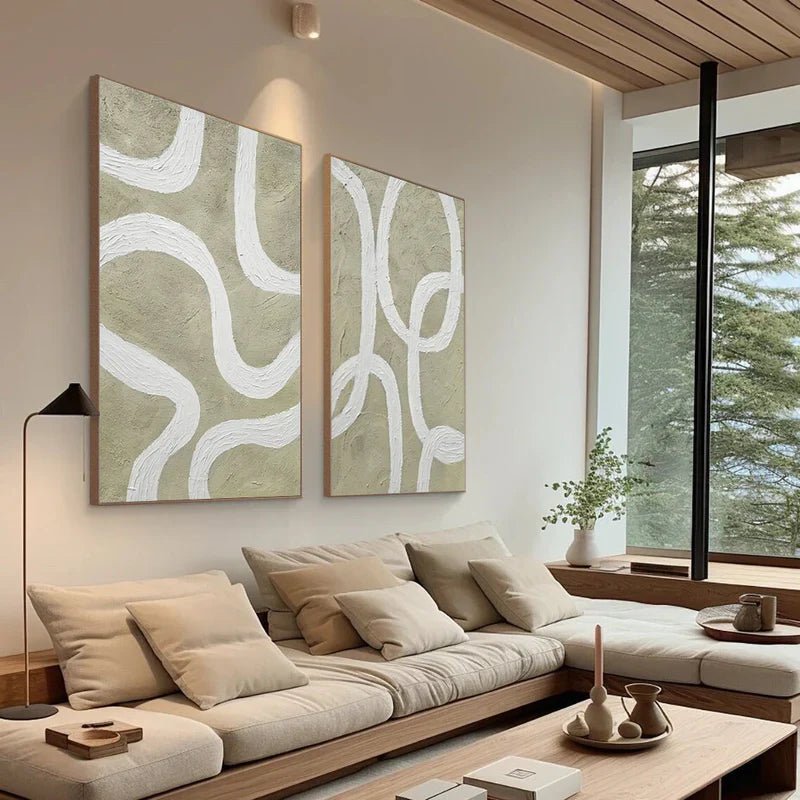Contemporary Minimalist Art RAB699 - royalbrushart