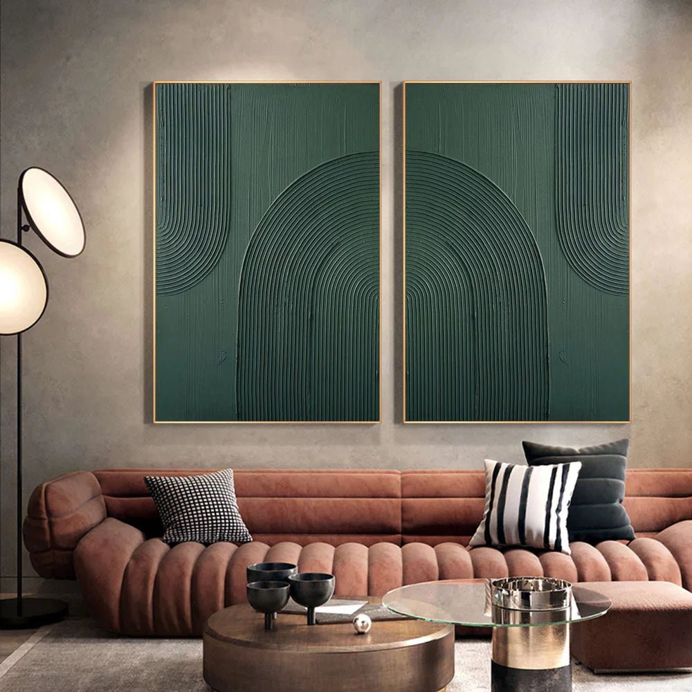 Abstract Painting Set Of 2 RAB643 - royalbrushart