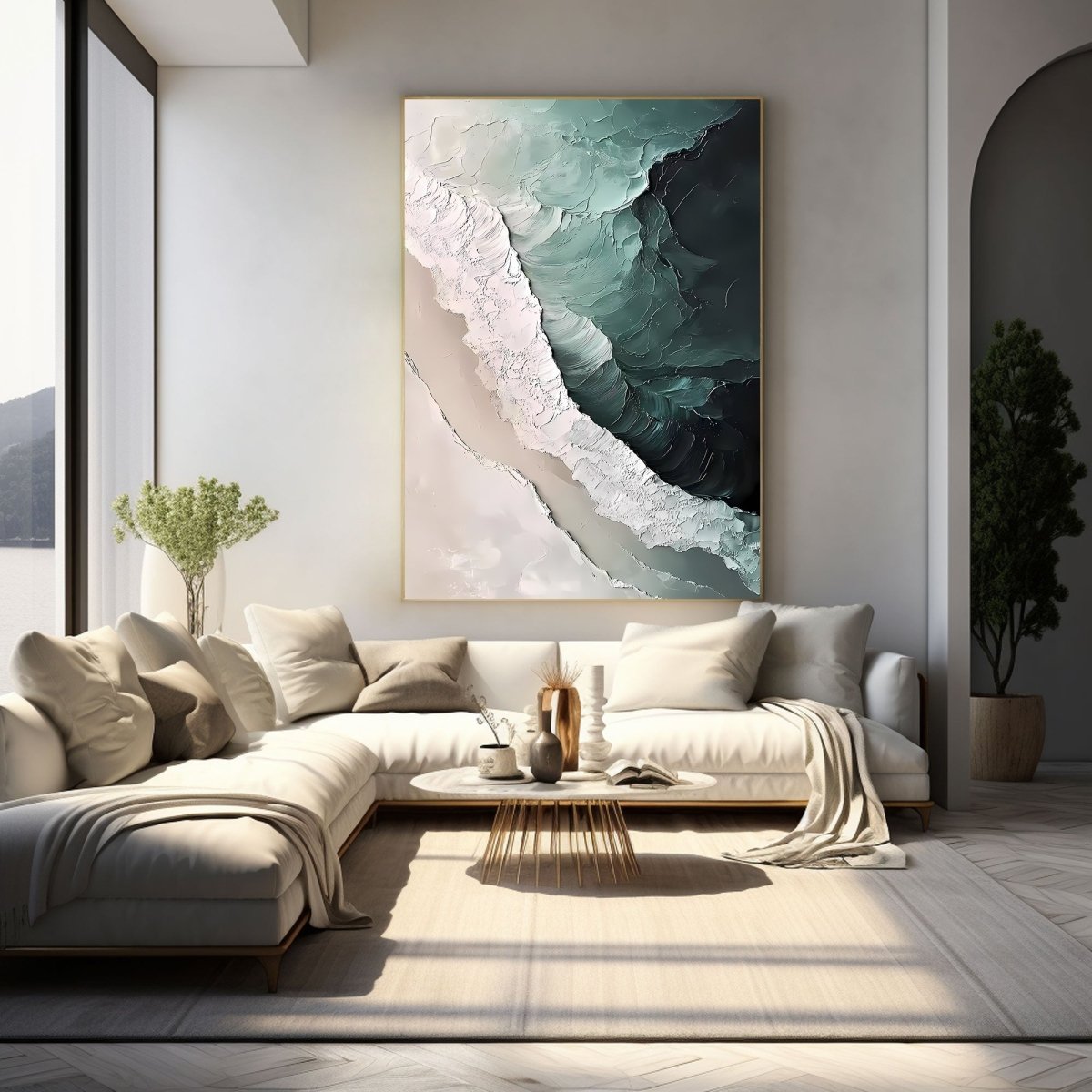 plaster art Texture Painting RAB365 - royalbrushart