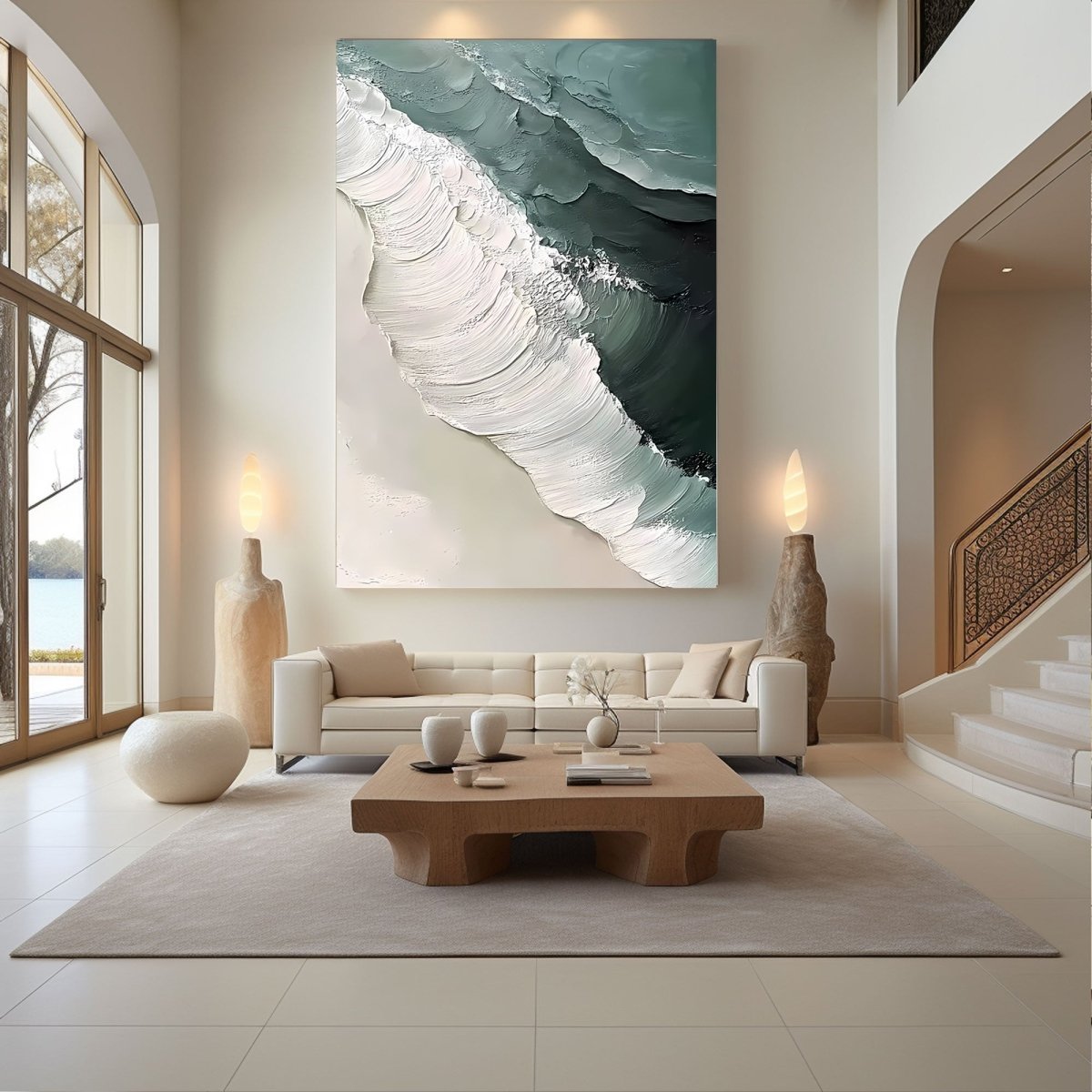 plaster art Texture Painting RAB366 - royalbrushart