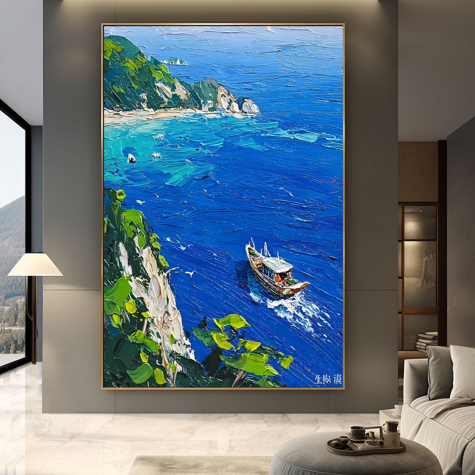 Plaster Art Texture Painting #RAB395