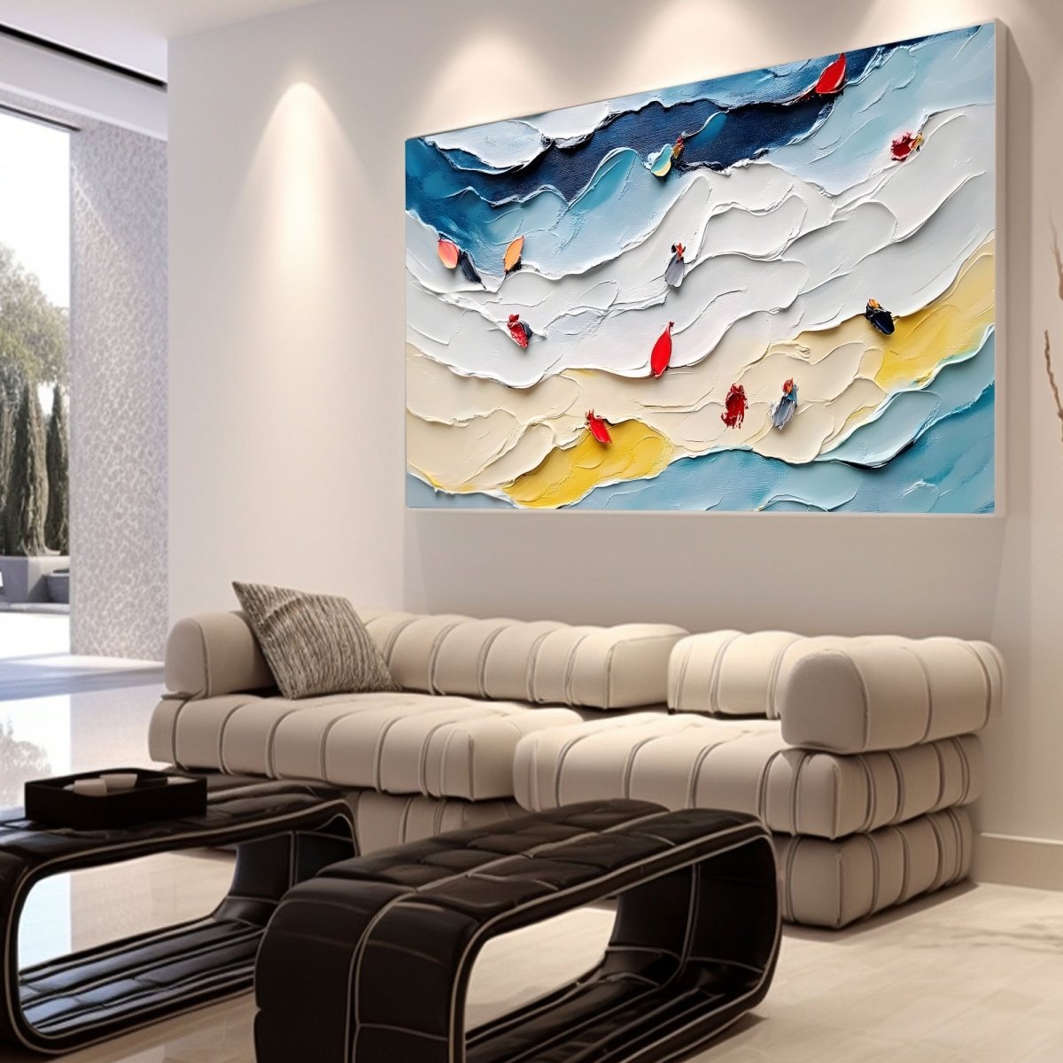 Plaster Art Texture Painting RAB685 - royalbrushart