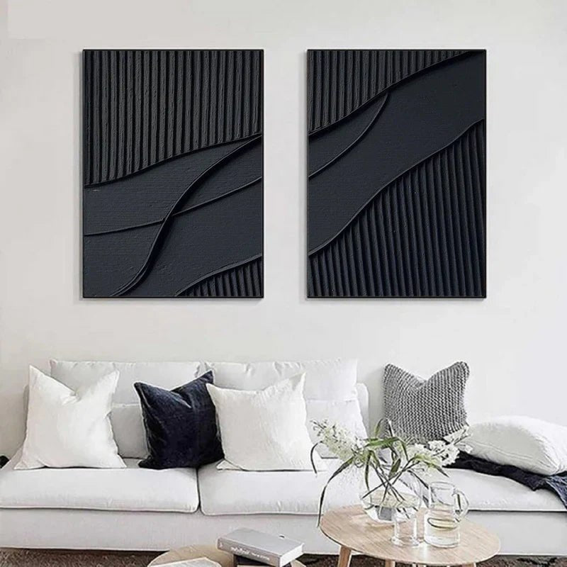 Abstract Painting Set Of 2 RAB654 - royalbrushart