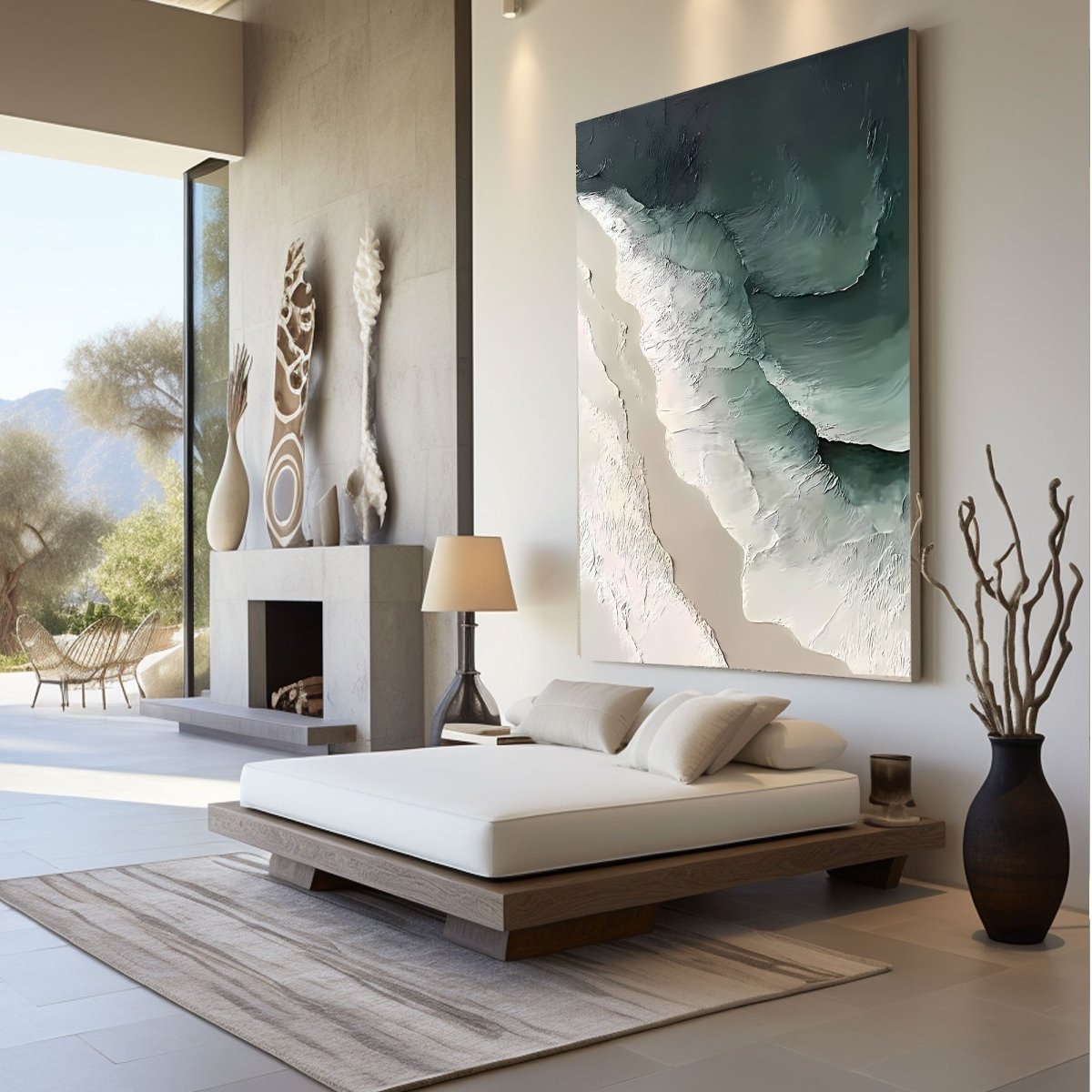 plaster art Texture Painting RAB367 - royalbrushart