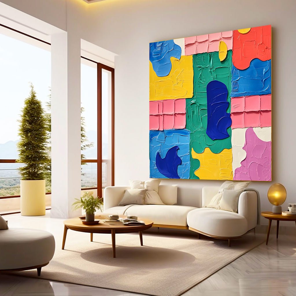 Colorful Wall Painting RAB567 - royalbrushart