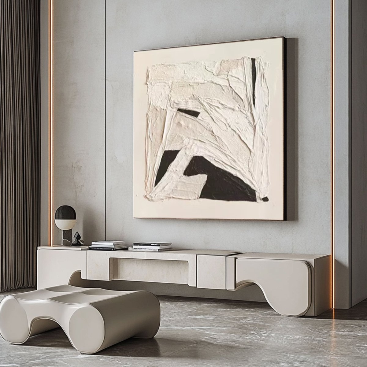 Contemporary Minimalist Art RAB376 - royalbrushart