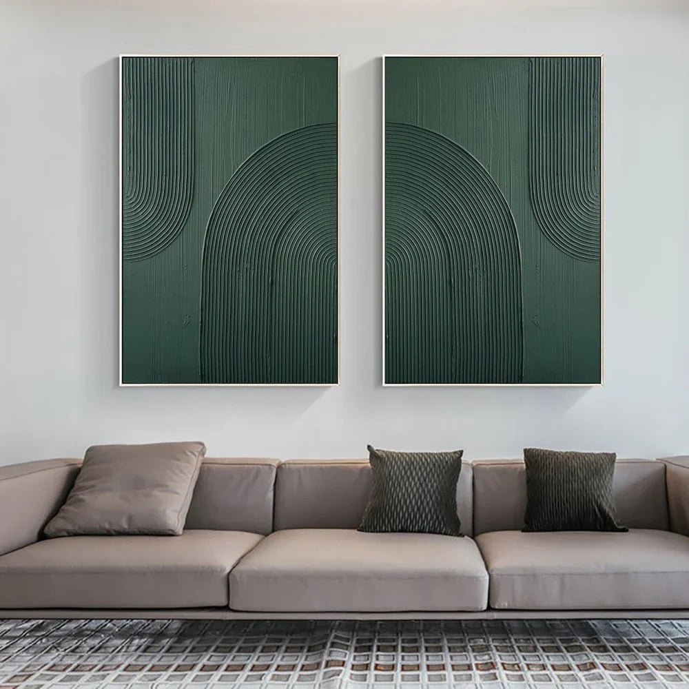Abstract Painting Set Of 2 RAB643 - royalbrushart