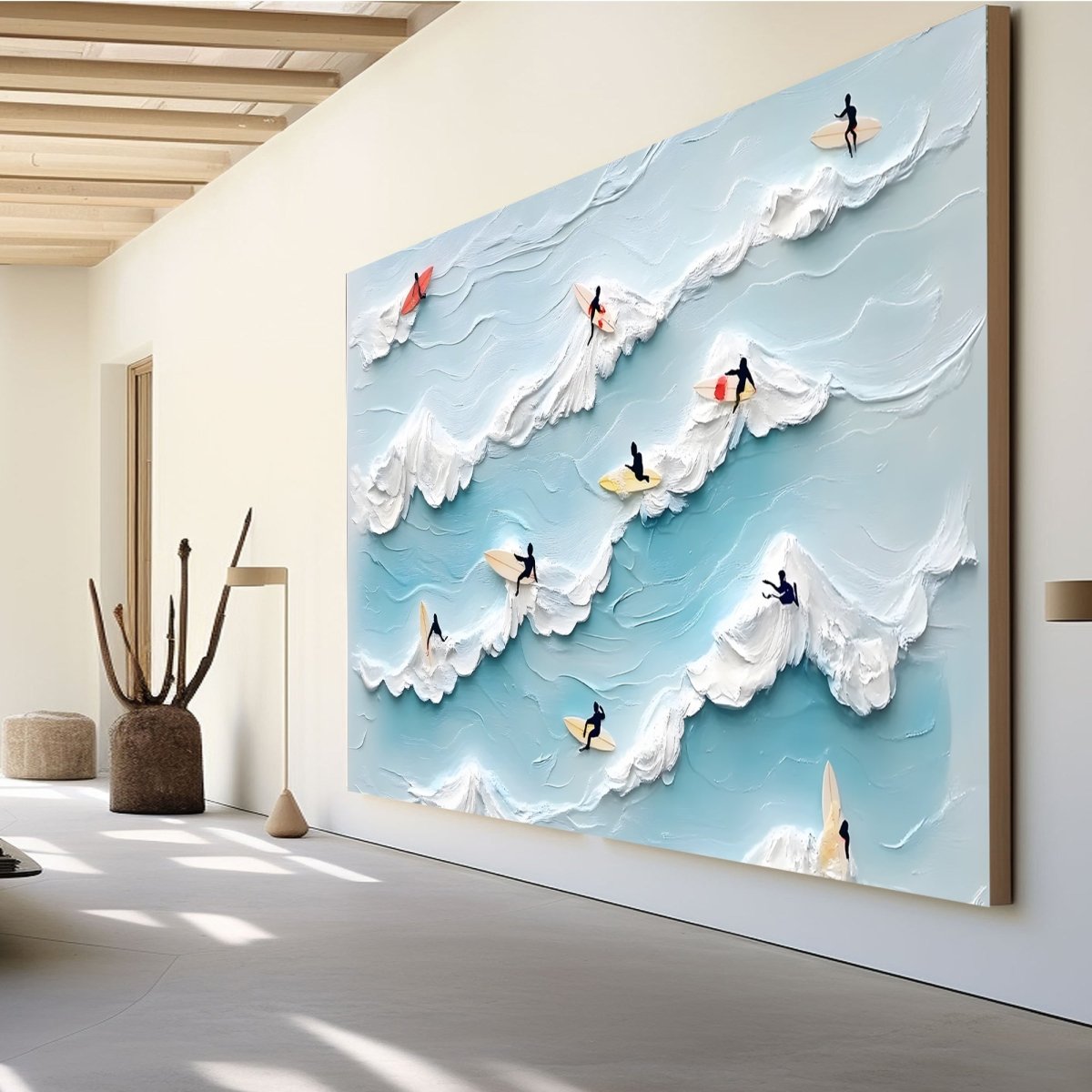 Textured Ocean Painting RAB592 - royalbrushart