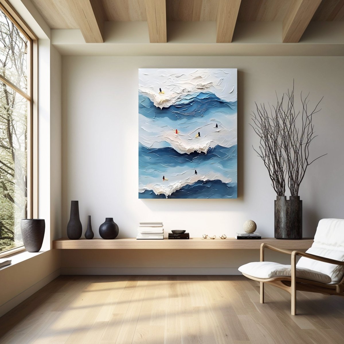 Plaster Art Texture Painting RAB664 - royalbrushart