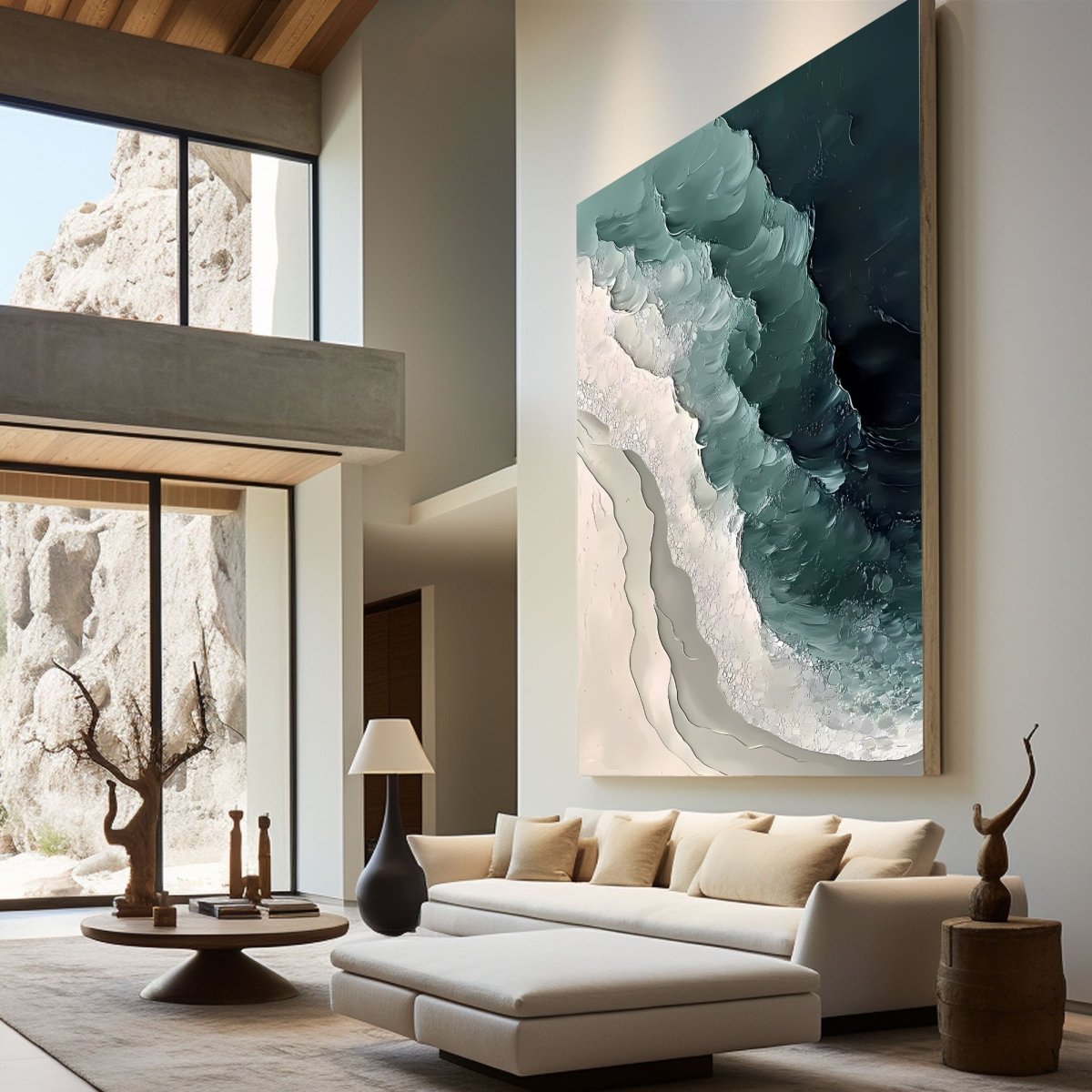 plaster art Texture Painting RAB364 - royalbrushart