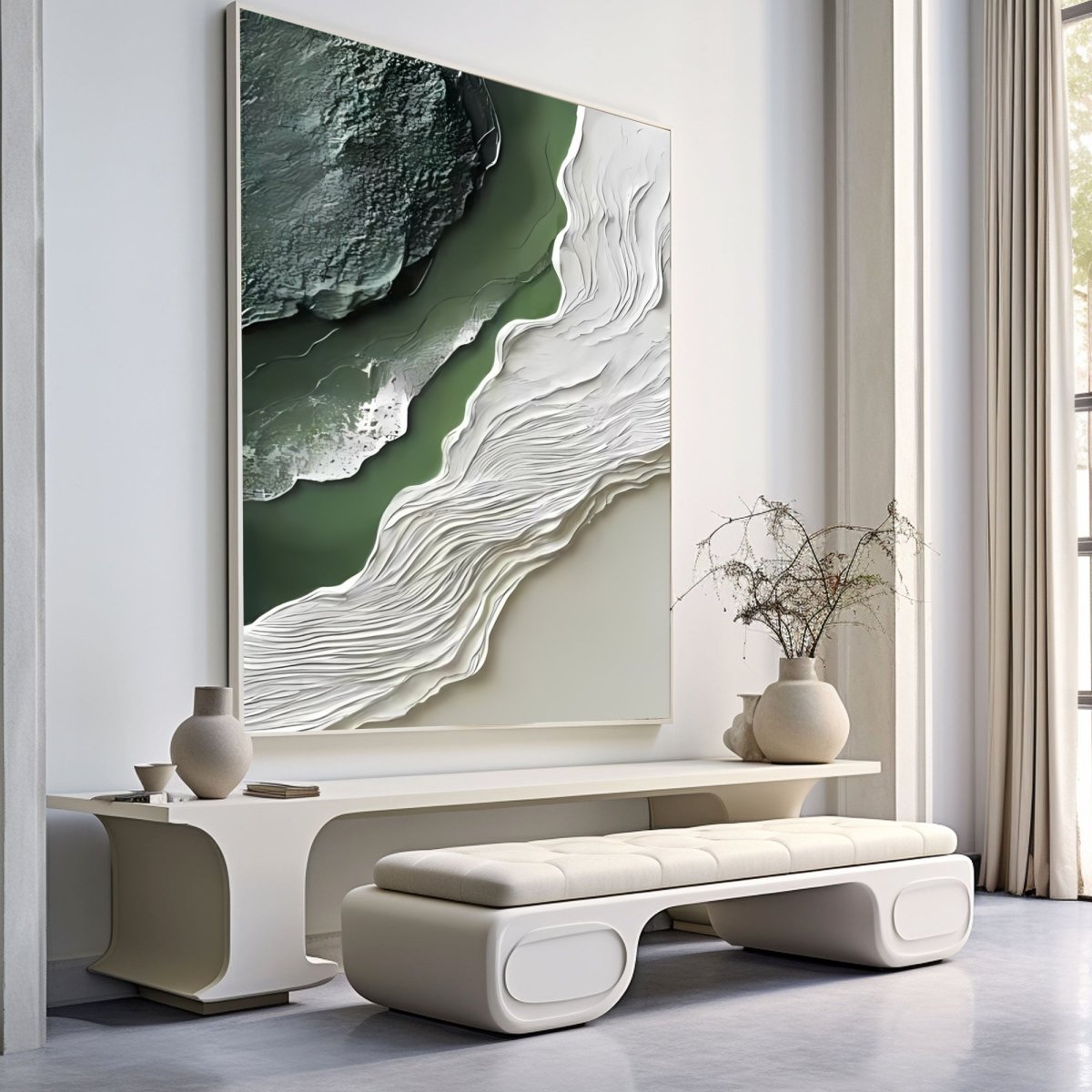 plaster art Texture Painting RAB361 - royalbrushart