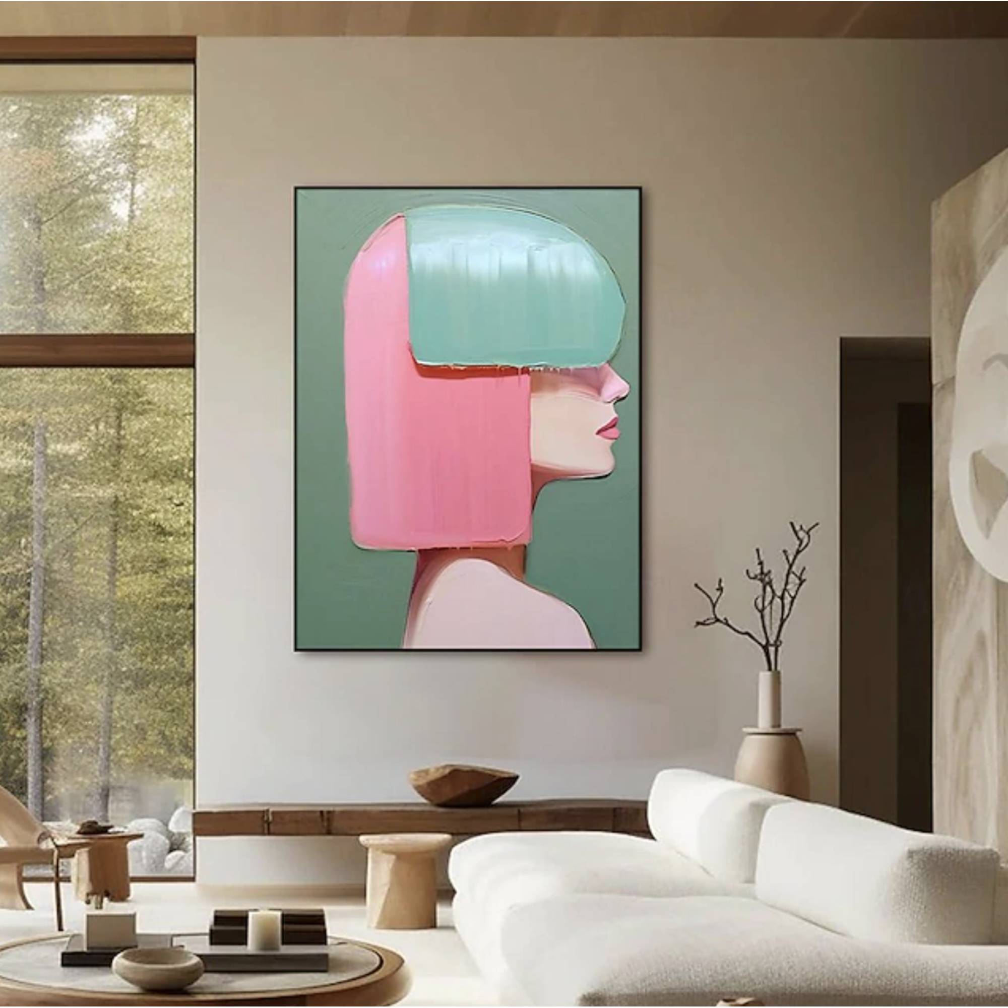 Plaster Art Texture Painting #RAB833