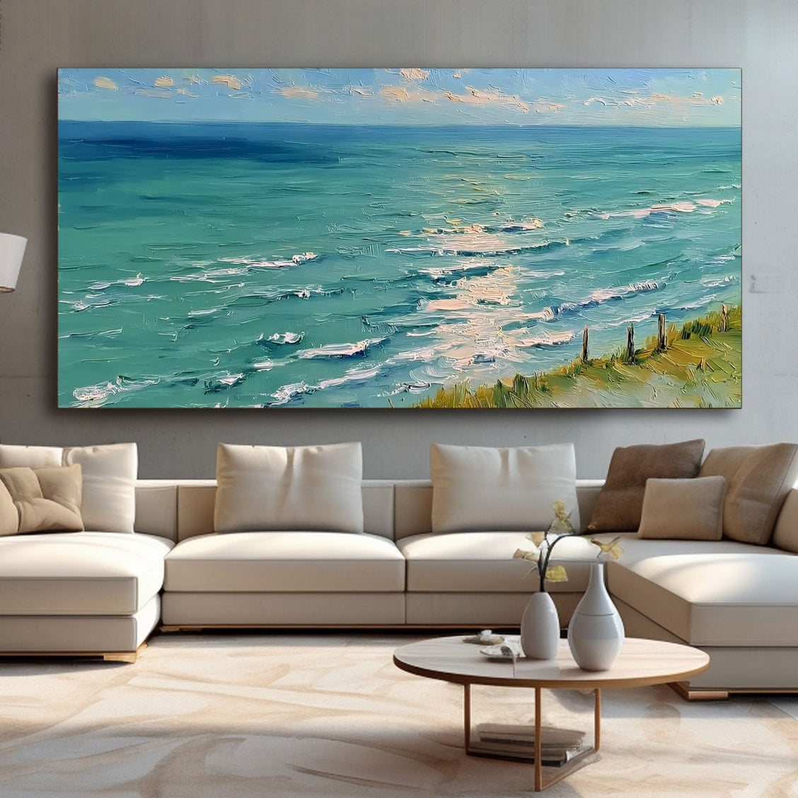 Plaster Art Texture PaintingRAB396 - royalbrushart