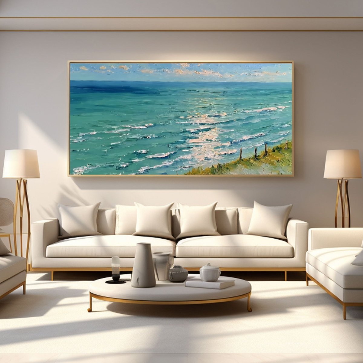 Plaster Art Texture PaintingRAB396 - royalbrushart