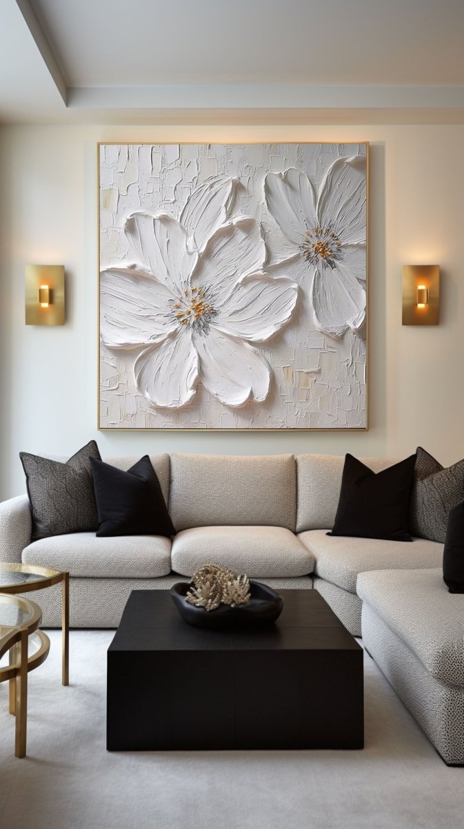 plaster art texture painting RAB148 - royalbrushart