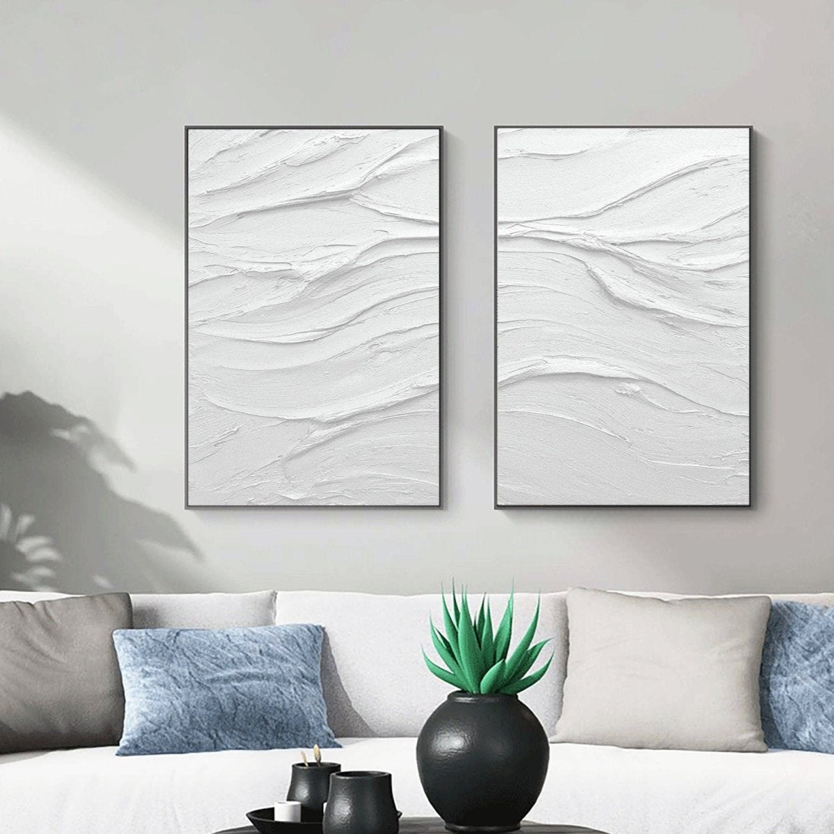 Abstract Painting Set Of 2 RAB650 - royalbrushart