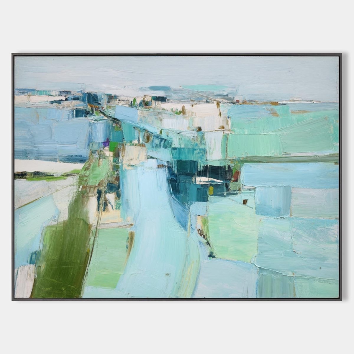 Modern Scandinavian Abstract Painting RAB205 - royalbrushart