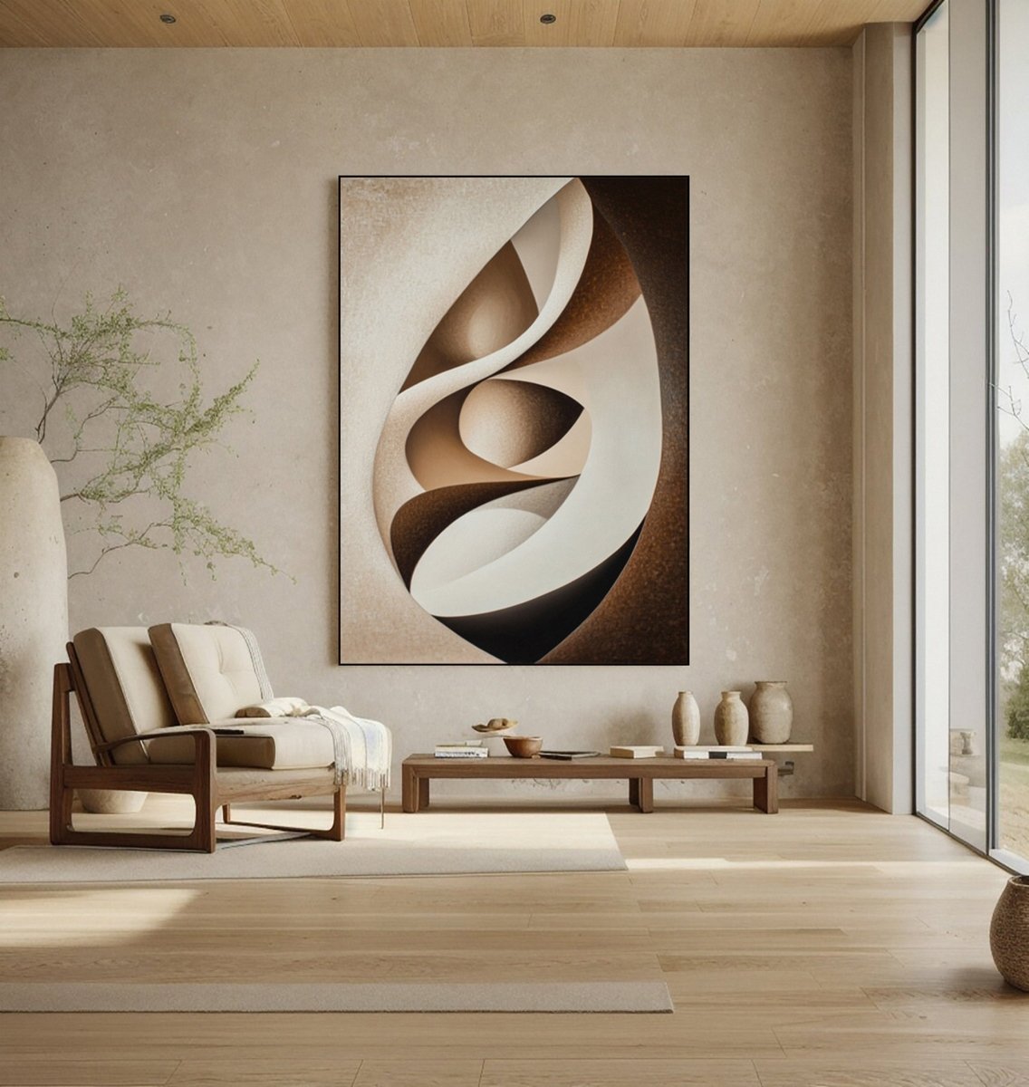 wabi sabi wall art RAB039 - royalbrushart