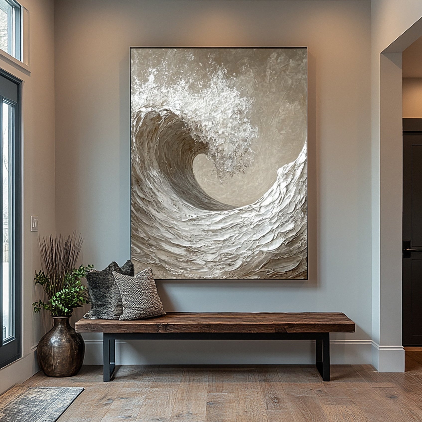 Plaster Art Texture Painting #RAB050