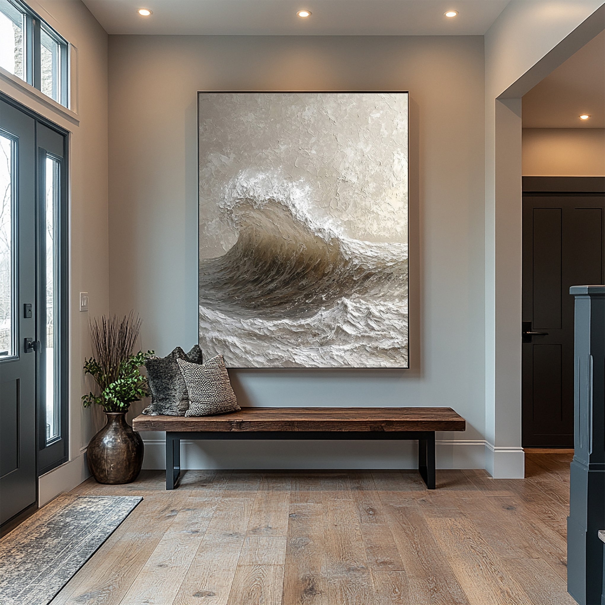 Plaster Art Texture Painting #RAB051
