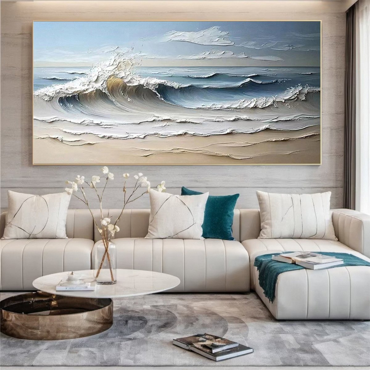 Plaster Art Texture Painting RAB069 - royalbrushart